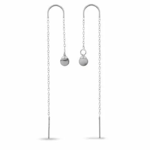howlite ketjukorvakorut hopeaa