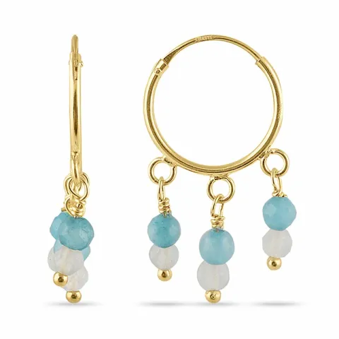 14 mm rengas  kullattua hopeaa