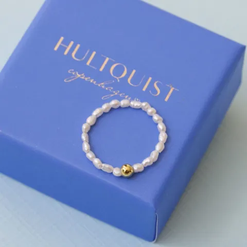 Hultquist helmi sormus kullattua hopeaa