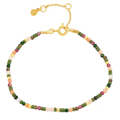 Hultquist Skadi monivärisiä rannekoru  kullattua hopeaa