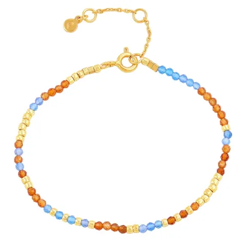 Hultquist Elra monivärisiä rannekoru  kullattua hopeaa