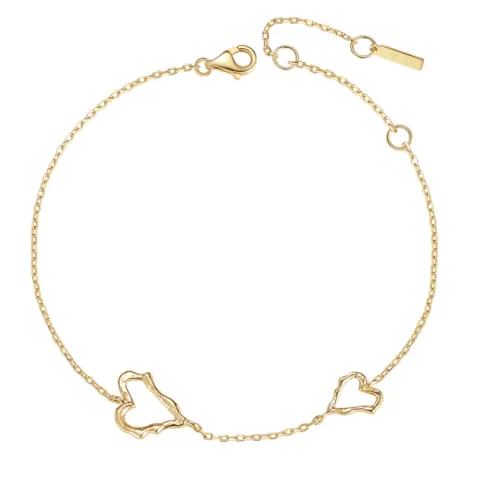 Nava Nola rannekoru  kullattua hopeaa