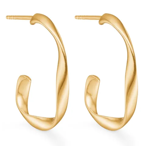 Studio Z Arch nappikorvakorut  kullattua hopeaa