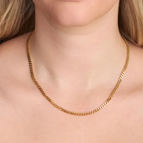 Studio Z Plated kaulaketju  kullattua hopeaa