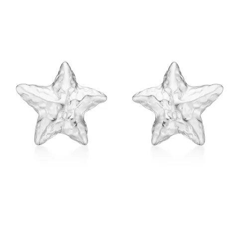 Studio Z Starfish Lustre nappikorvakorut  hopea
