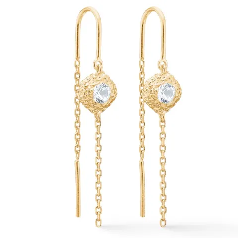 Studio Z Wild Cliff ear lines  kullattua hopeaa valkoinen zirkoni