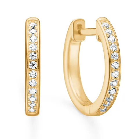 Studio Z Lumin Shine rengas  kullattua hopeaa valkoinen zirkoni