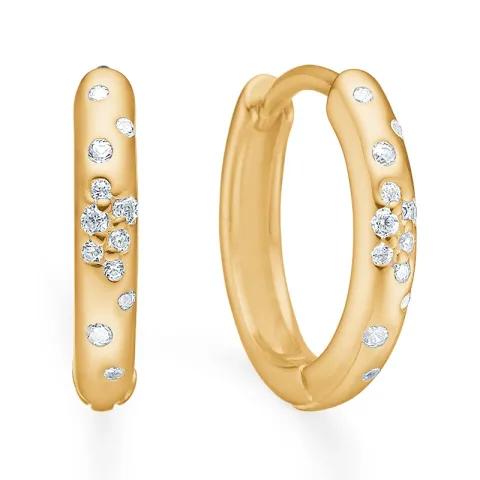 Studio Z Lumin Sparkle rengas  kullattua hopeaa valkoinen zirkoni