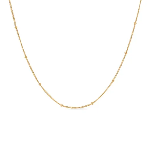 Studio Z Orbit kaulaketju  kullattua hopeaa