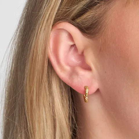 Studio Z Glint rengas  kullattua hopeaa valkoinen zirkoni