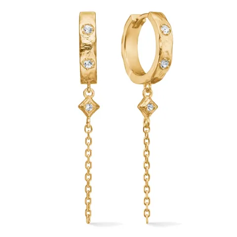 Studio Z Marena rengas  kullattua hopeaa valkoinen zirkoni