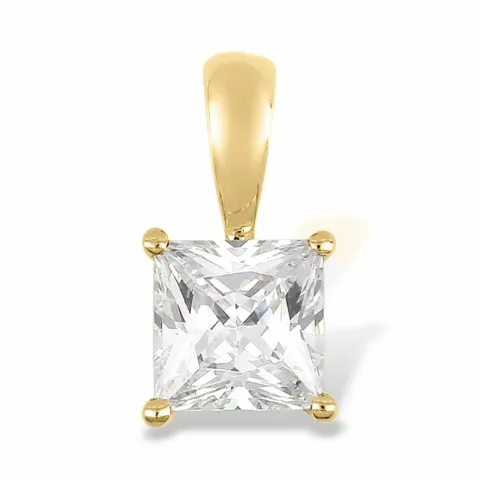 Neliskulmainen riipus  9 karaatin kultaa