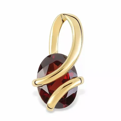 Ovaali riipus  9 karaatin kultaa