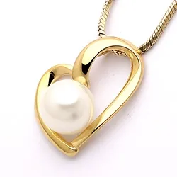 Sydän riipus  9 karaatin kultaa