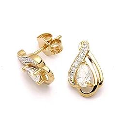 korvarenkaat 9 karaatin kultaa kanssa 