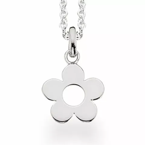 Scrouples kukka riipus jossa on ketju  hopea