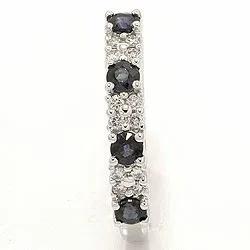 safiiri timanttisormus 14 karaatin valkokultaa 0,12 ct
