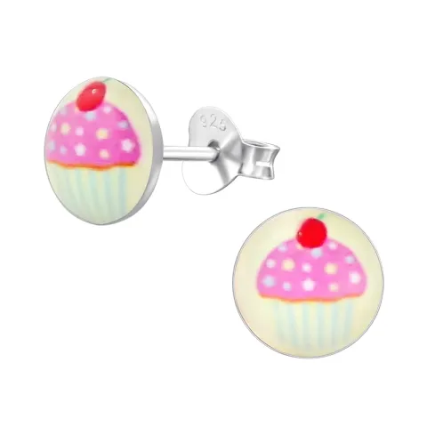Cup cake nappikorvakorut hopea