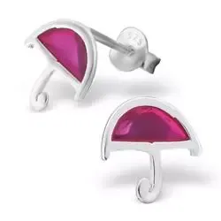 Sateenvarjo korvarenkaat  hopea