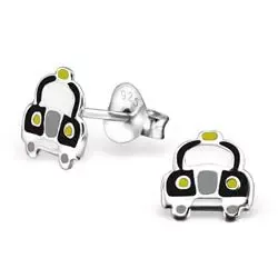 Taksi korvarenkaat  hopeaa