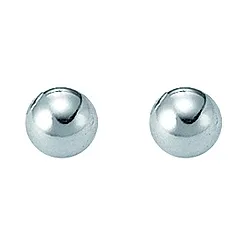 6 mm Aagaard kuula korvarenkaat hopea