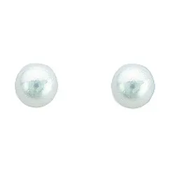 4 mm Aagaard helmi korvarenkaat hopea