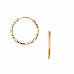 18 mm aagaard pyöreitä rengas 8 karaatin kultaa