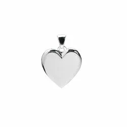 13 x 11,5 mm Aagaard sydän riipus  hopea