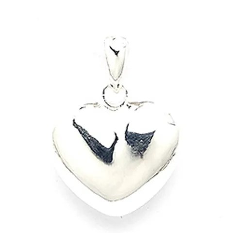 15,5 x 14 mm Aagaard sydän riipus  hopea