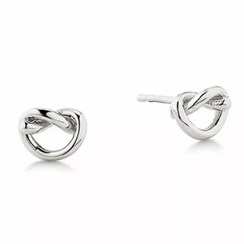 Aagaard solmu nappikorvakorut  hopea