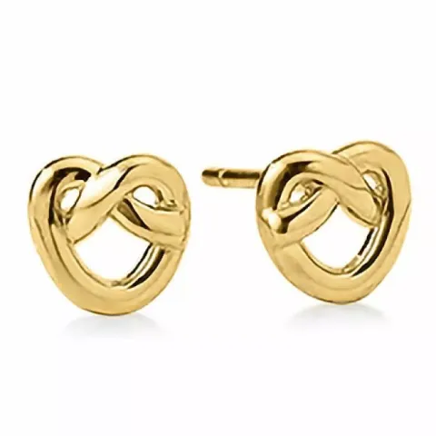 Aagaard sydän korvarenkaat  8 karaatin kultaa