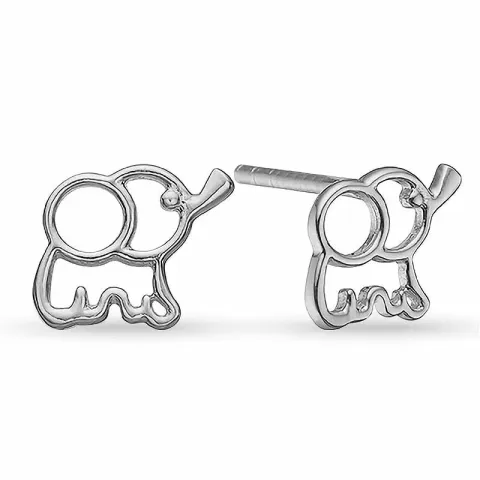 Aagaard norsu korvarenkaat  hopeaa