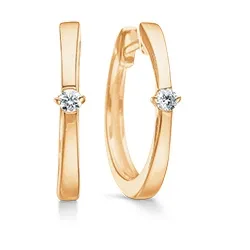 Støvring Design rengas  8 karaatin kultaa valkoinen zirkoni