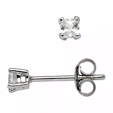 3 mm Støvring Design korvarenkaat  hopea valkoinen zirkoni