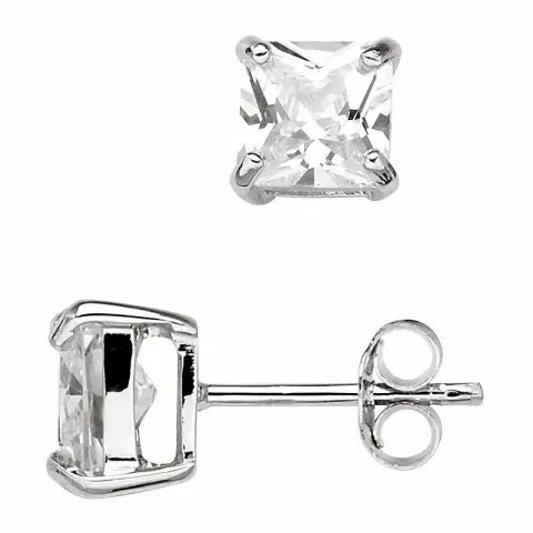 7 mm Støvring Design korvarenkaat  hopea valkoinen zirkoni