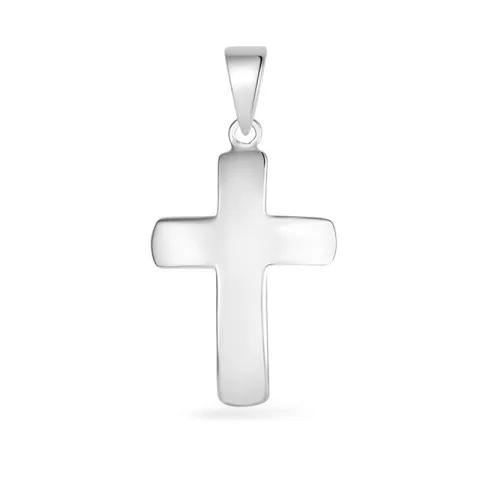 15 x 21 mm Støvring Design risti riipus hopea