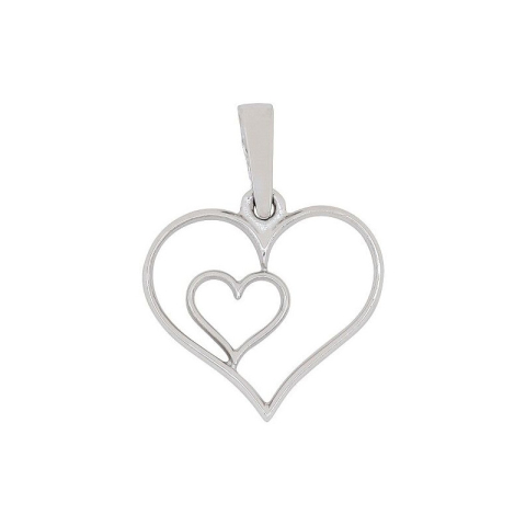 Siersbøl sydän riipus  hopea