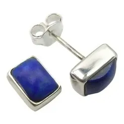 neliskulmainen korvarenkaat  hopeaa