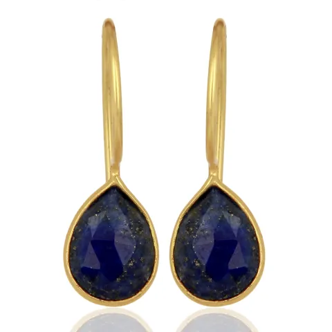 näytepakkaukset pisara korvarenkaat  kullattua hopeaa