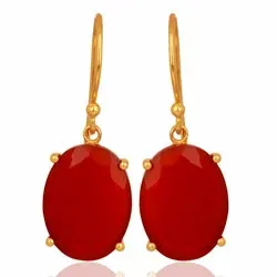 ovaaleja korvarenkaat  kullattua hopeaa