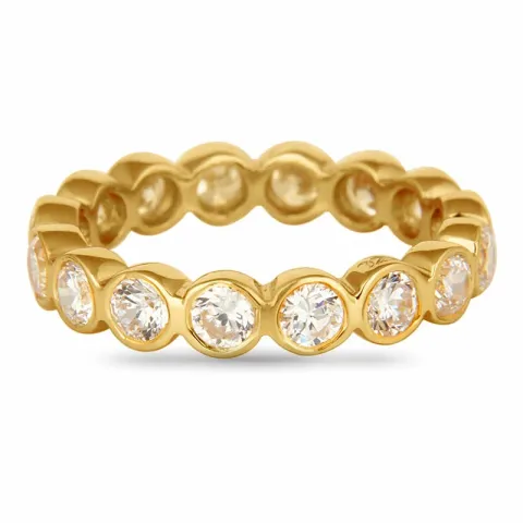 mattapintainen zirkoni sormus kullattua hopeaa