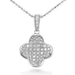 kukka riipus  hopeaa