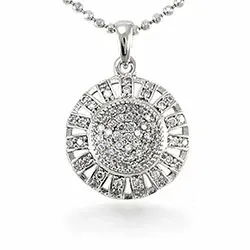 pyöreä riipus  hopeaa