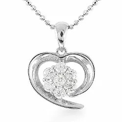 sydän riipus  hopeaa