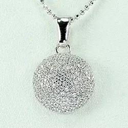 Ovaali riipus  hopeaa