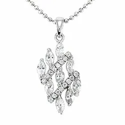 zirkoni riipus  hopeaa