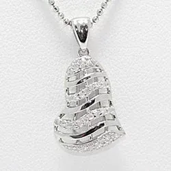 sydän riipus  hopeaa