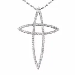 Risti riipus  hopeaa