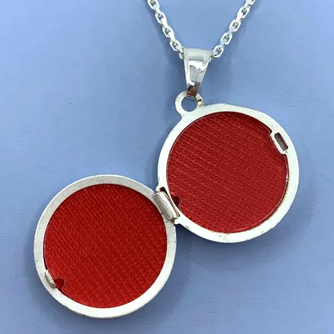 20 mm medaljonki hopeaa