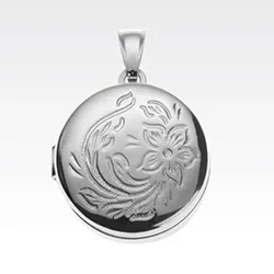 22 mm medaljonki hopeaa
